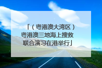 （粤港澳大湾区）粤港澳三地海上搜救联合演习在港举行