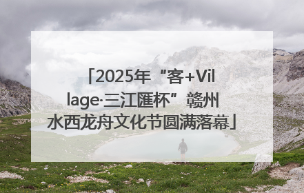 2025年“客+Village·三江匯杯”赣州水西龙舟文化节圆满落幕