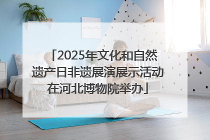 2025年文化和自然遗产日非遗展演展示活动在河北博物院举办