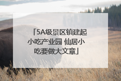 5A级景区镇建起小吃产业园 仙居小吃要做大文章