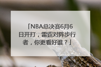 NBA总决赛6月6日开打，雷霆对阵步行者，你更看好谁？